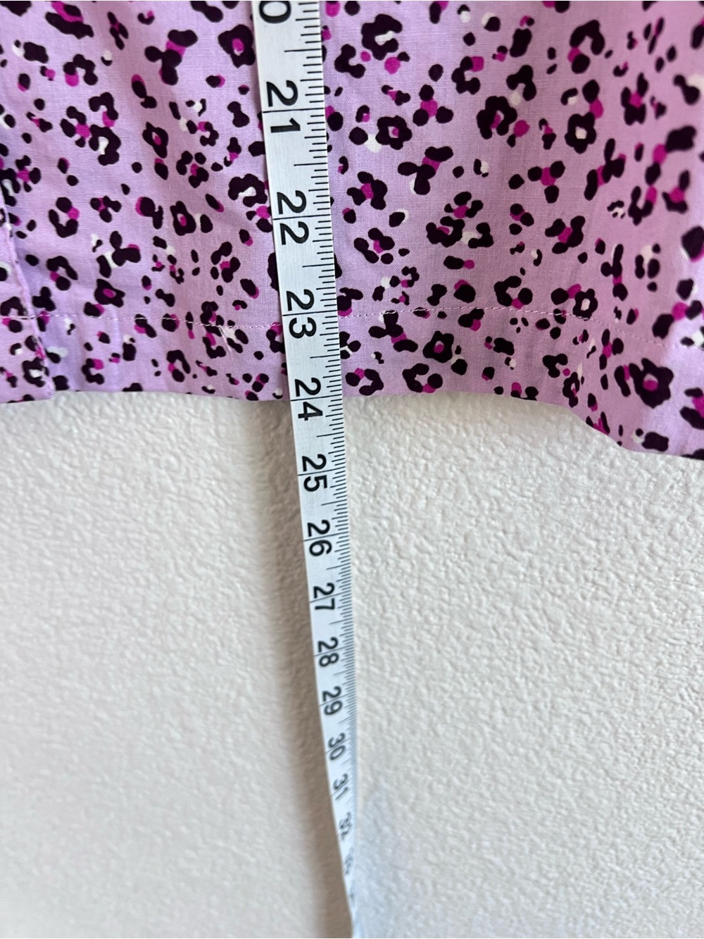 Love by Gap Women's Poplin Collard Short Sleeve Pajama Top Cheetah Print - Picture 7 of 8